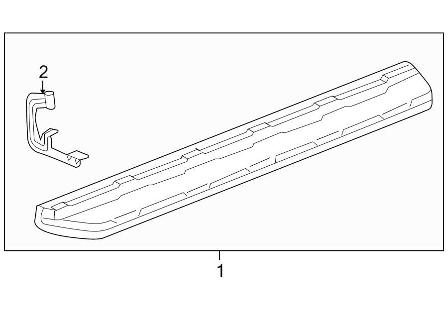 PILLARS. ROCKER & FLOOR. EXTERIOR TRIM. Diagram