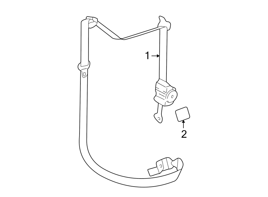 RESTRAINT SYSTEMS. REAR SEAT BELTS.