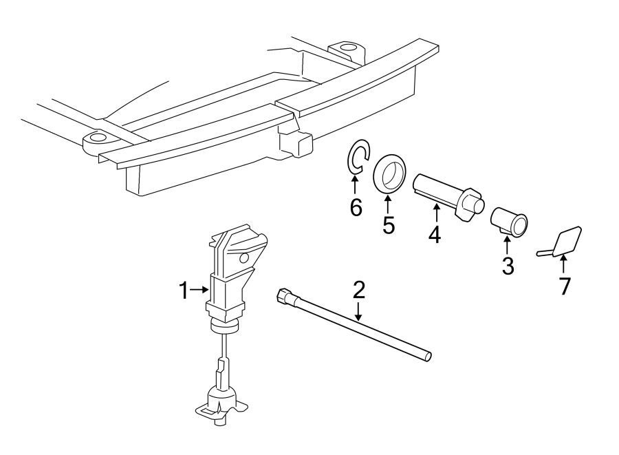 Diagram REAR BODY & FLOOR. SPARE TIRE CARRIER. for your 2013 Chevrolet Camaro ZL1 Coupe 6.2L V8 M/T 