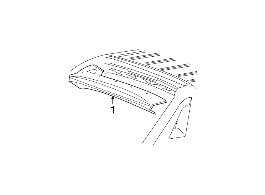 Diagram REAR LAMPS. HIGH MOUNT LAMPS. for your 2004 Chevrolet Suburban 2500   