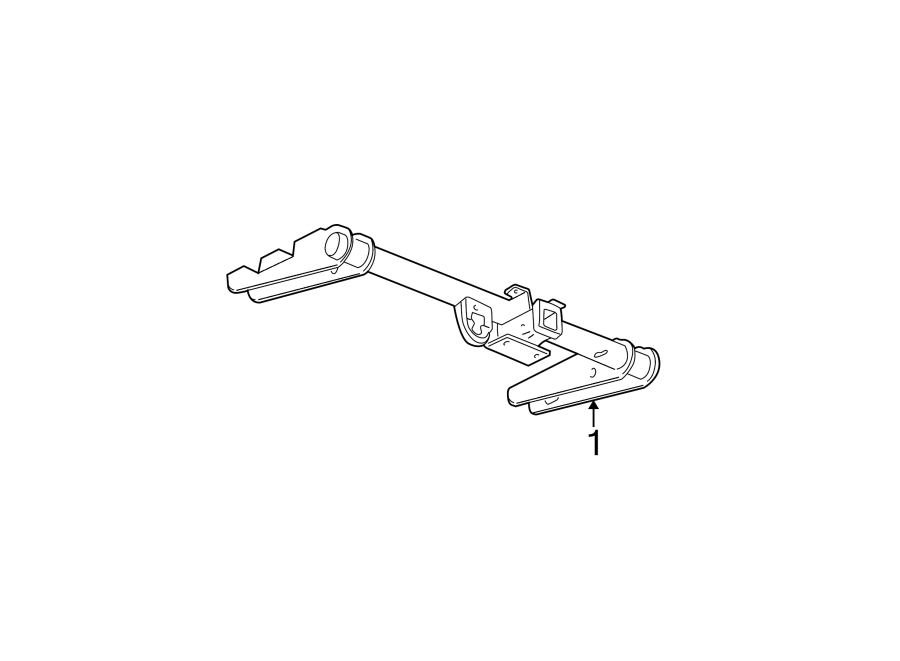 Diagram REAR BUMPER. TRAILER HITCH COMPONENTS. for your 2012 Chevrolet Avalanche   