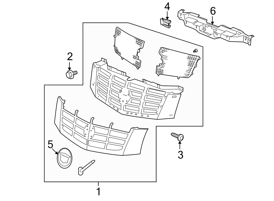 GRILLE & COMPONENTS.