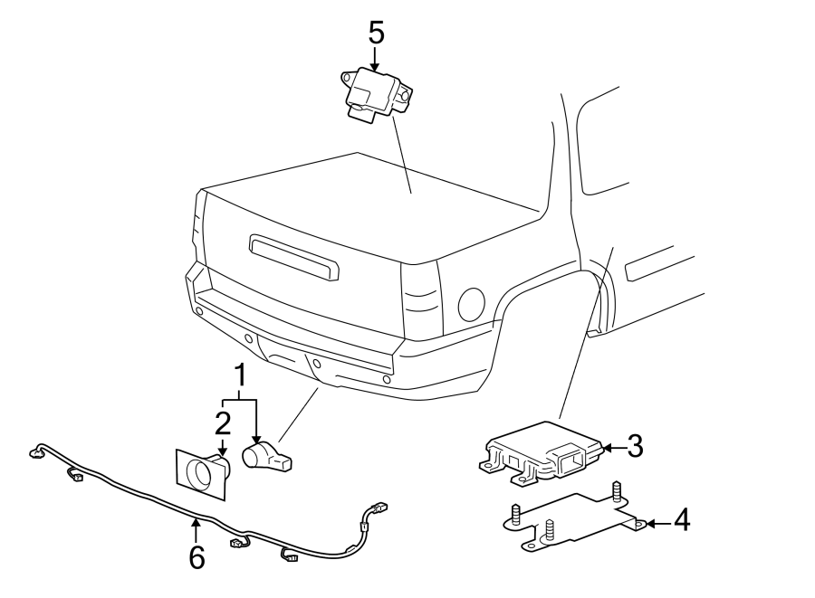 Diagram Electrical components. for your Chevrolet