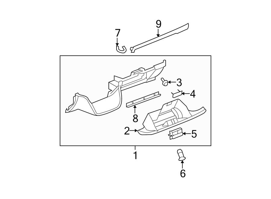 9INSTRUMENT PANEL. GLOVE BOX.https://images.simplepart.com/images/parts/motor/fullsize/GK07390.png