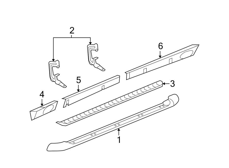 PILLARS. ROCKER & FLOOR. RUNNING BOARD.