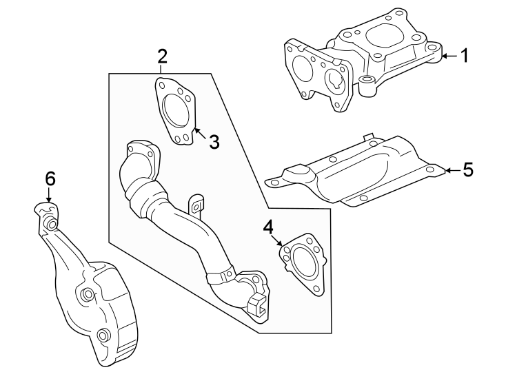 1Turbocharger & components.https://images.simplepart.com/images/parts/motor/fullsize/GK20242.png