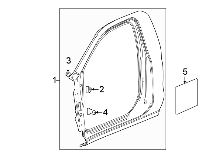 Diagram Uniside. for your 2021 GMC Sierra 2500 HD  SLE Crew Cab Pickup Fleetside 