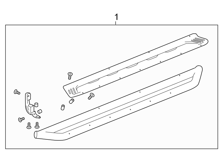 Diagram Running board. for your 2020 Chevrolet Sonic   