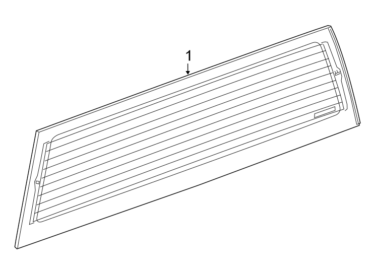 Back glass. Diagram
