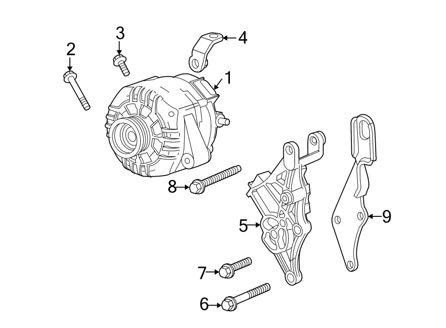 Diagram ALTERNATOR. for your 2013 Chevrolet Camaro SS Convertible  