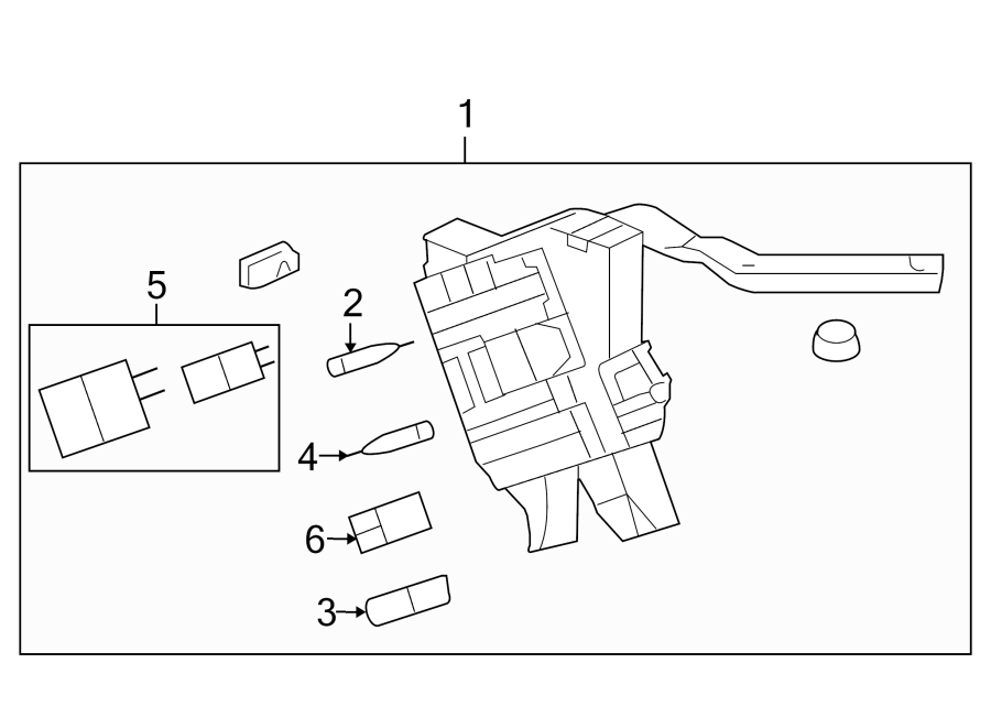 Diagram ELECTRICAL COMPONENTS. for your 2021 Chevrolet Spark 1.4L Ecotec CVT ACTIV Hatchback 