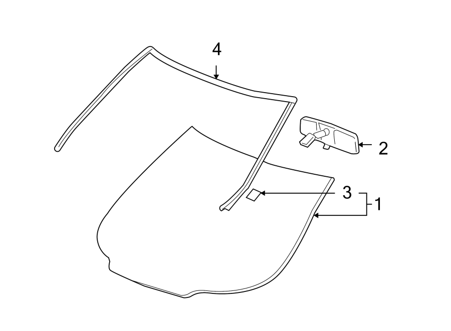 1WINDSHIELD. GLASS. REVEAL MOLDINGS.https://images.simplepart.com/images/parts/motor/fullsize/GL05250.png