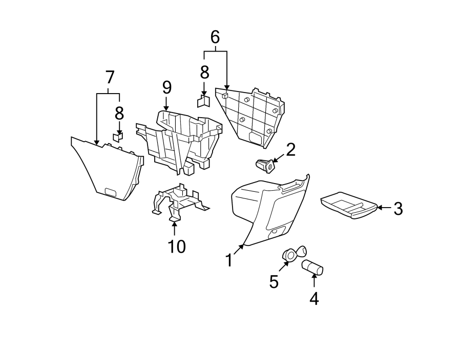 FRONT CONSOLE. Diagram