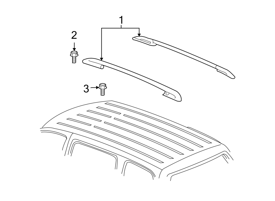 ROOF. LUGGAGE CARRIER. Diagram