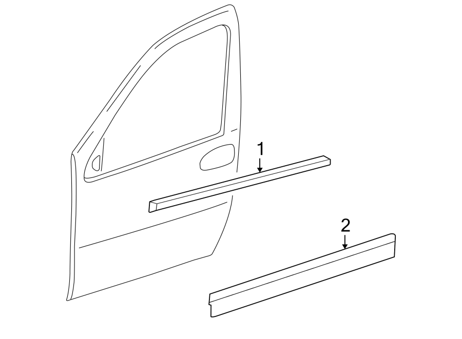 2FRONT DOOR. EXTERIOR TRIM.https://images.simplepart.com/images/parts/motor/fullsize/GL05420.png