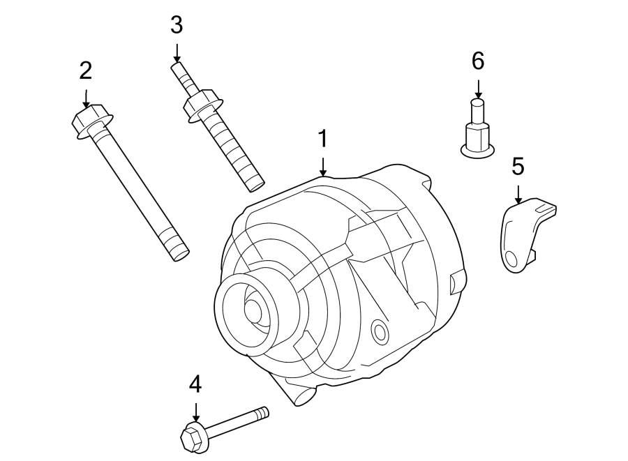 Diagram ALTERNATOR. for your 1992 Chevrolet Blazer   