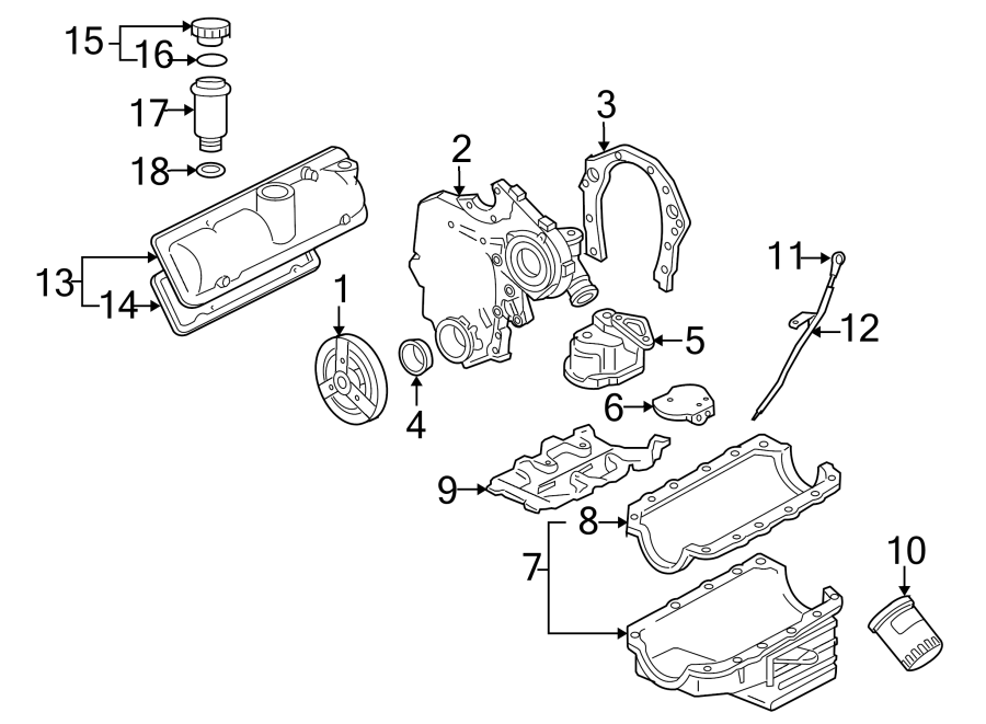 ENGINE / TRANSAXLE. ENGINE PARTS. Diagram