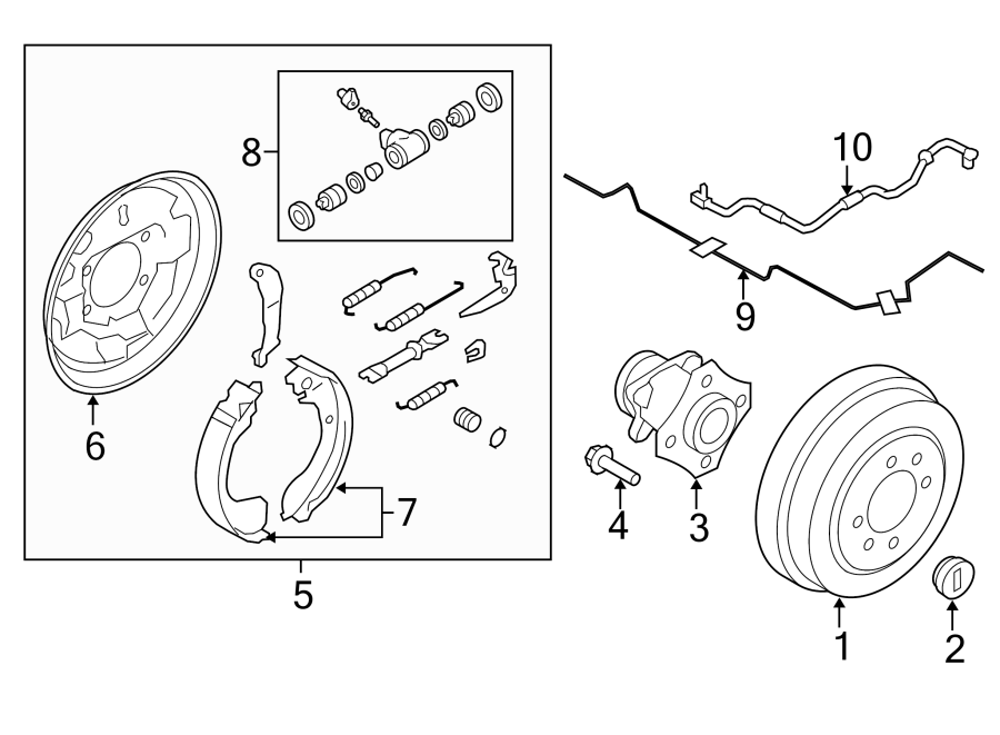 5REAR SUSPENSION. BRAKE COMPONENTS.https://images.simplepart.com/images/parts/motor/fullsize/GL15435.png