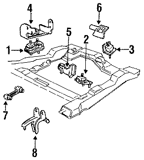 4ENGINE / TRANSAXLE. ENGINE MOUNTING.https://images.simplepart.com/images/parts/motor/fullsize/GL90124.png