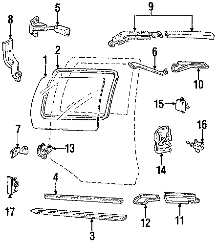 17SIDE LOADING DOOR. GLASS & HARDWARE.https://images.simplepart.com/images/parts/motor/fullsize/GL90280.png