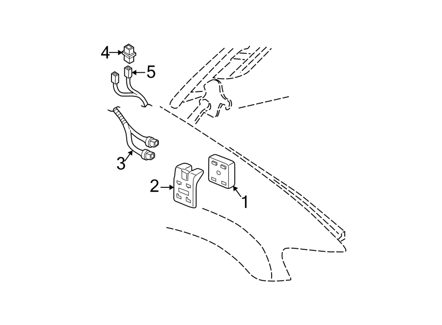 DAYTIME RUNNING LAMP COMPONENTS. Diagram