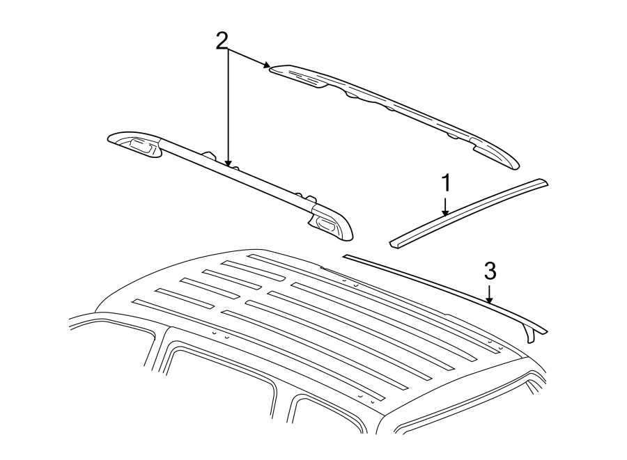 2ROOF. LUGGAGE CARRIER.https://images.simplepart.com/images/parts/motor/fullsize/GL97295.png