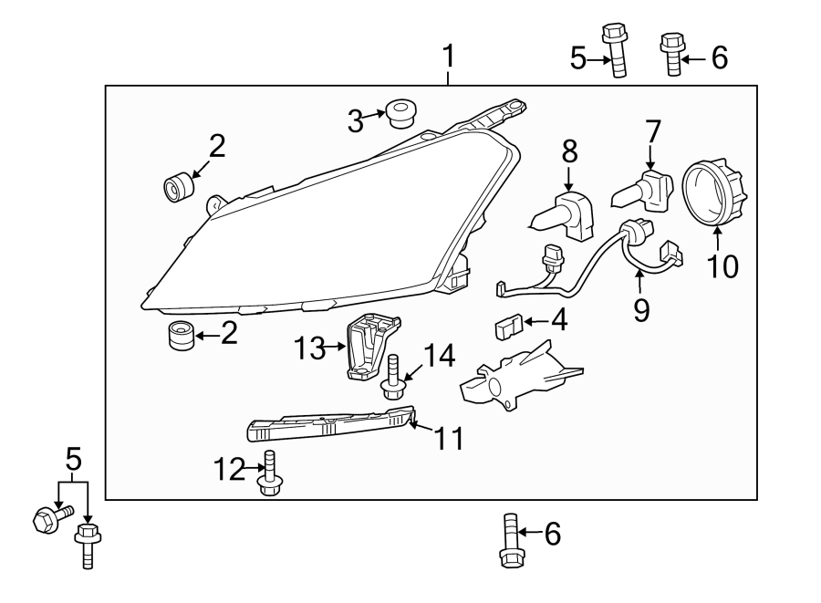 3FRONT LAMPS. HEADLAMP COMPONENTS.https://images.simplepart.com/images/parts/motor/fullsize/GM09022.png