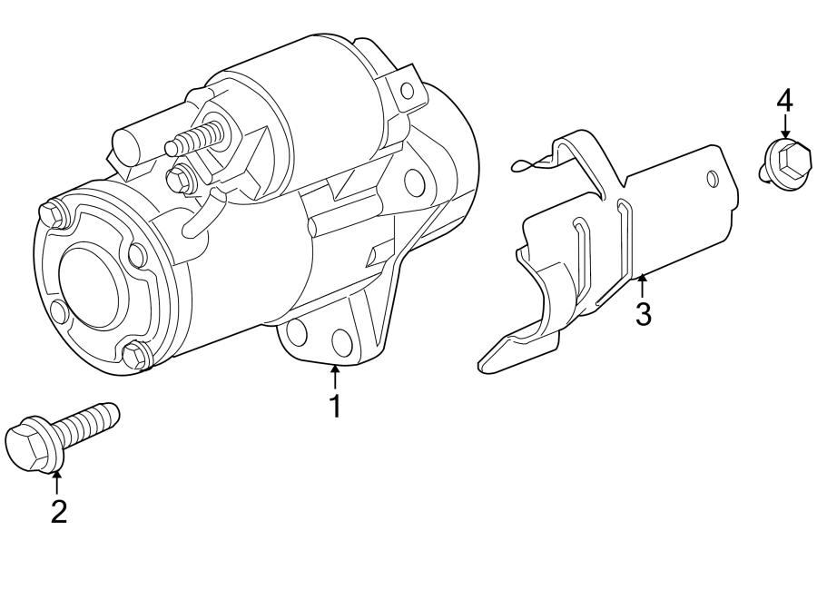 Diagram STARTER. for your Chevrolet Silverado 1500  