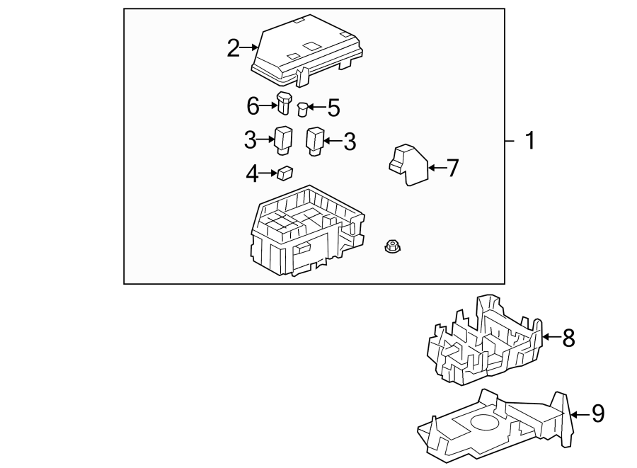 Diagram FUSE & RELAY. for your 2020 Chevrolet Spark   