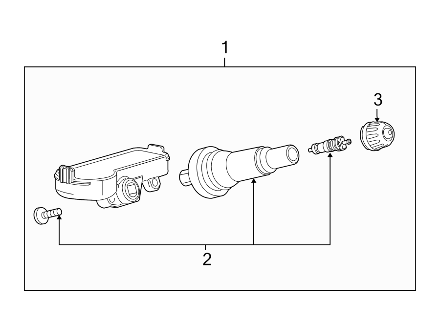 TIRE PRESSURE MONITOR COMPONENTS.