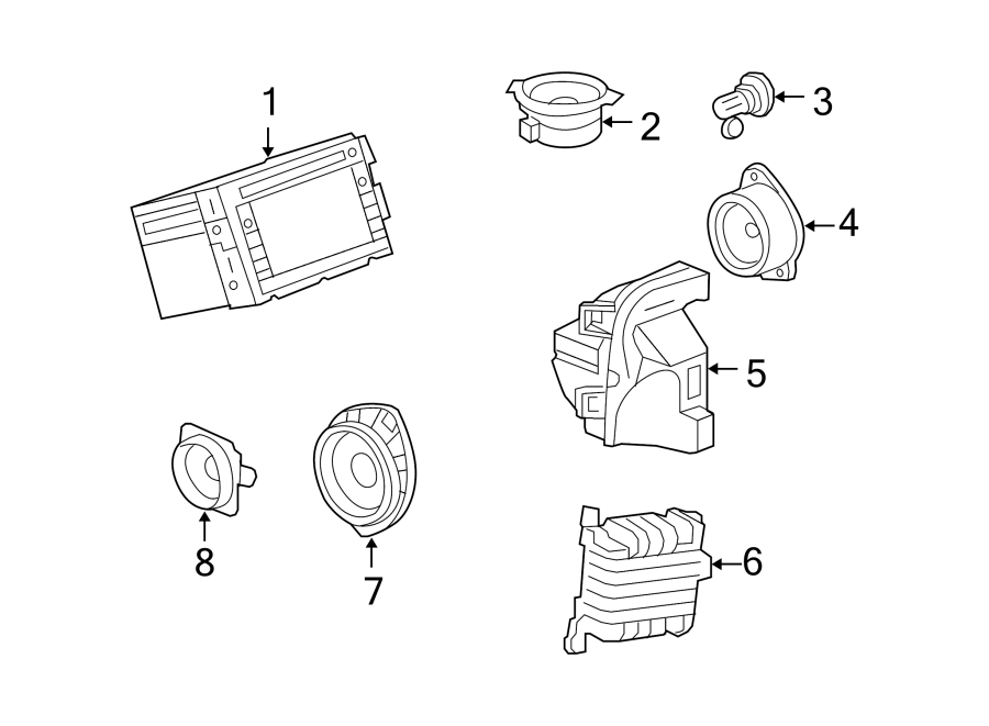 Diagram INSTRUMENT PANEL. SOUND SYSTEM. for your 2004 Buick Century   