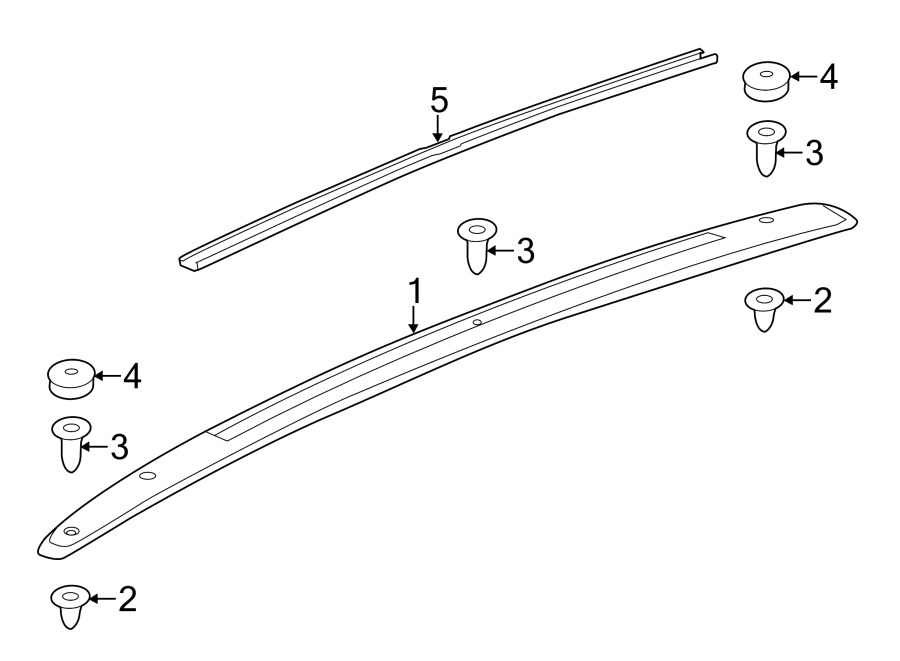 Cadillac Xt Livery Hearse Roof Luggage Carrier Side Rail Hhr