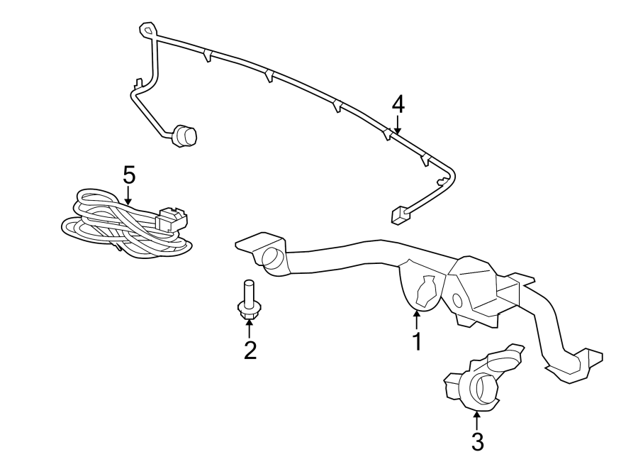 Diagram Rear bumper. Trailer hitch components. for your 2011 GMC Sierra 2500 HD 6.6L Duramax V8 DIESEL A/T RWD WT Extended Cab Pickup 