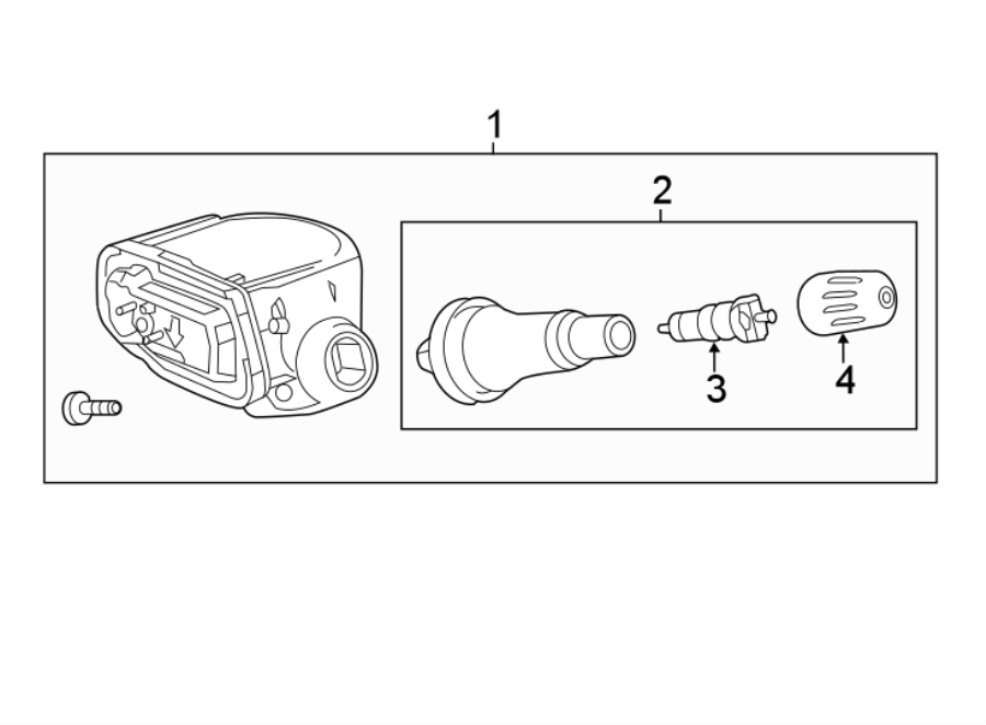 TIRE PRESSURE MONITOR COMPONENTS.