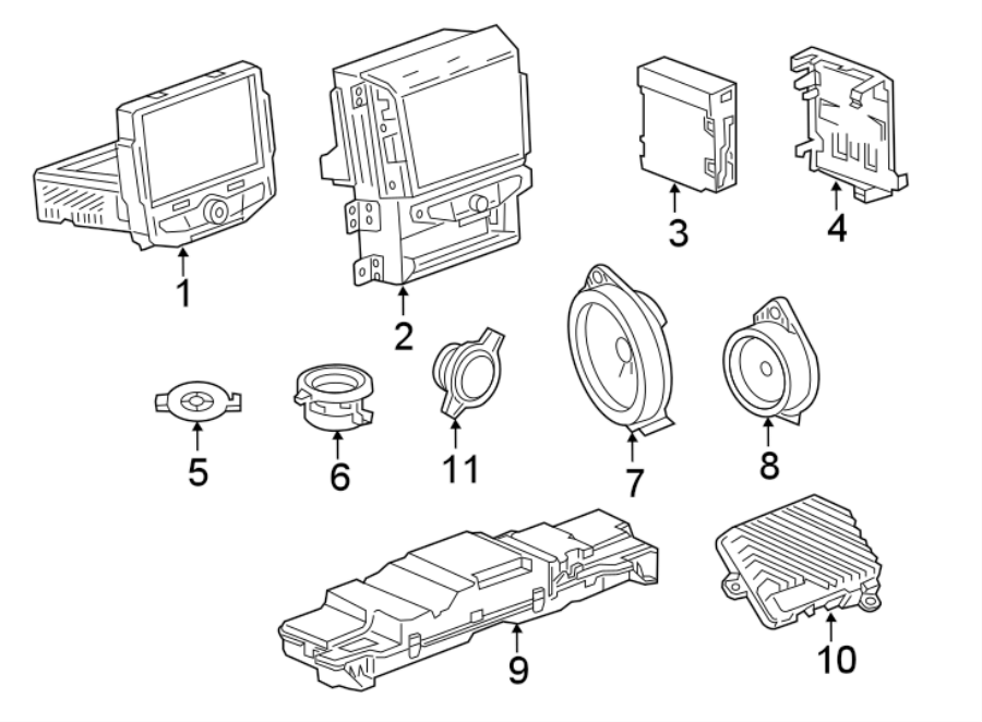 5INSTRUMENT PANEL. SOUND SYSTEM.https://images.simplepart.com/images/parts/motor/fullsize/GM18450.png