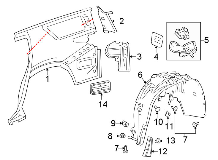 4QUARTER PANEL & COMPONENTS.https://images.simplepart.com/images/parts/motor/fullsize/GM18695.png