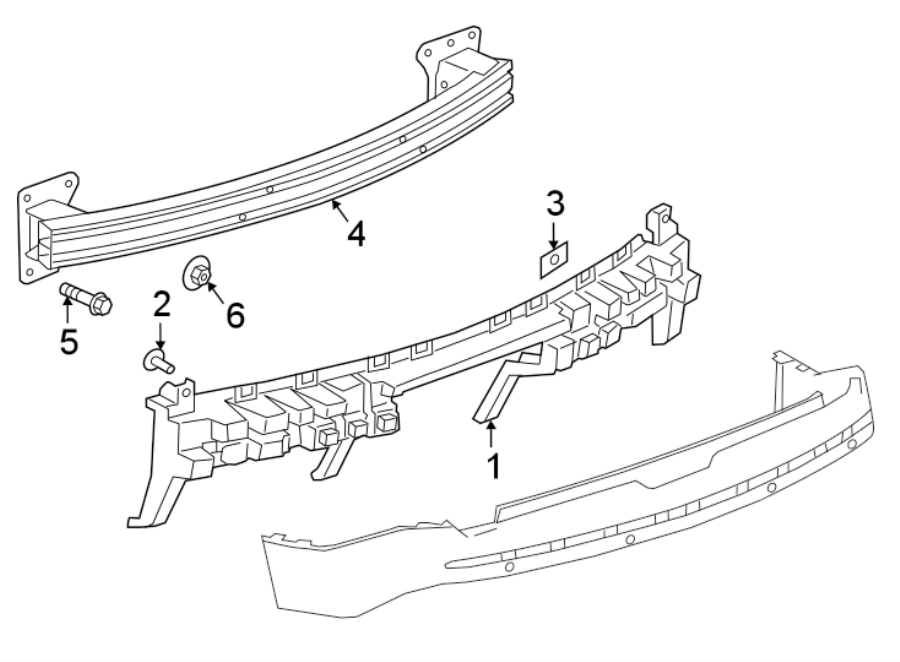 4REAR BUMPER. BUMPER & COMPONENTS.https://images.simplepart.com/images/parts/motor/fullsize/GM18870.png