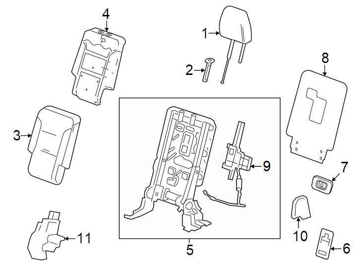 1140% side. Anchor plate. Cloth. Evotex. Gideon. Inner. LS. Outer. Seat back. Seat belt. W/O power fold. Z71.https://images.simplepart.com/images/parts/motor/fullsize/GM24525.png