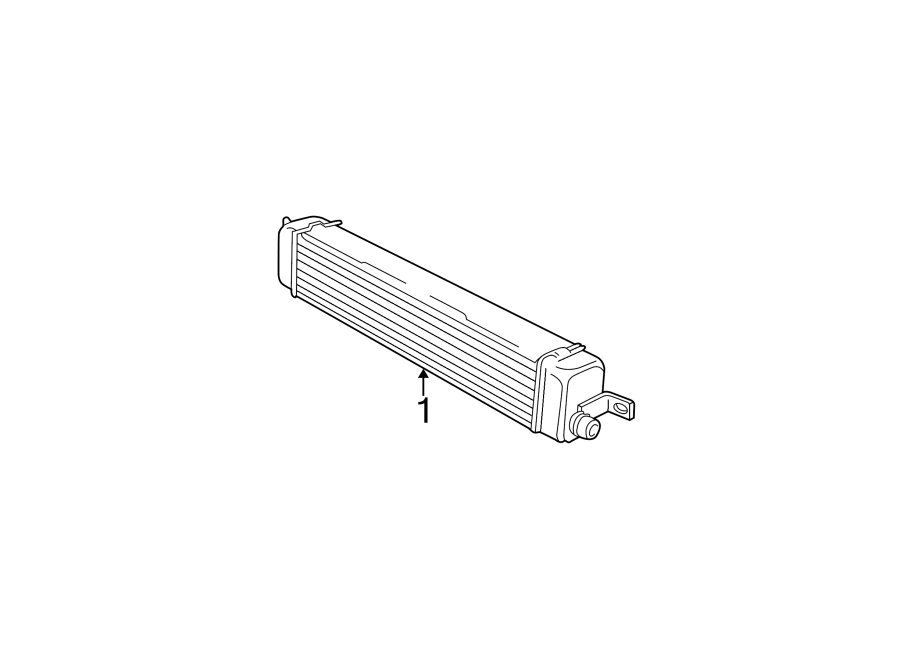 POWER STEERING OIL COOLER. Diagram