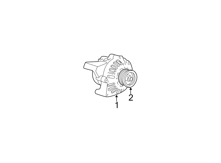 Diagram ALTERNATOR. for your 2017 GMC Sierra 2500 HD 6.0L Vortec V8 FLEX A/T RWD Denali Crew Cab Pickup Fleetside 