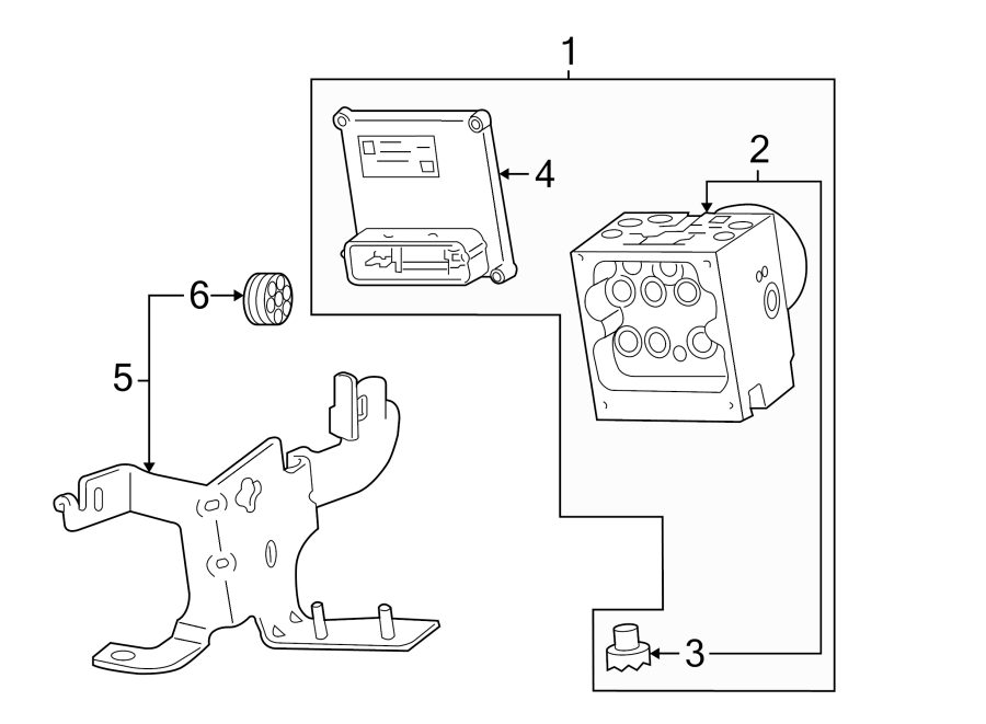 Diagram Electrical. Abs components. for your 2022 Chevrolet Bolt EV   