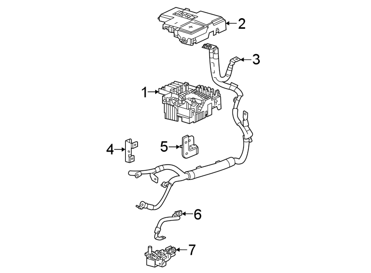 Battery cables.