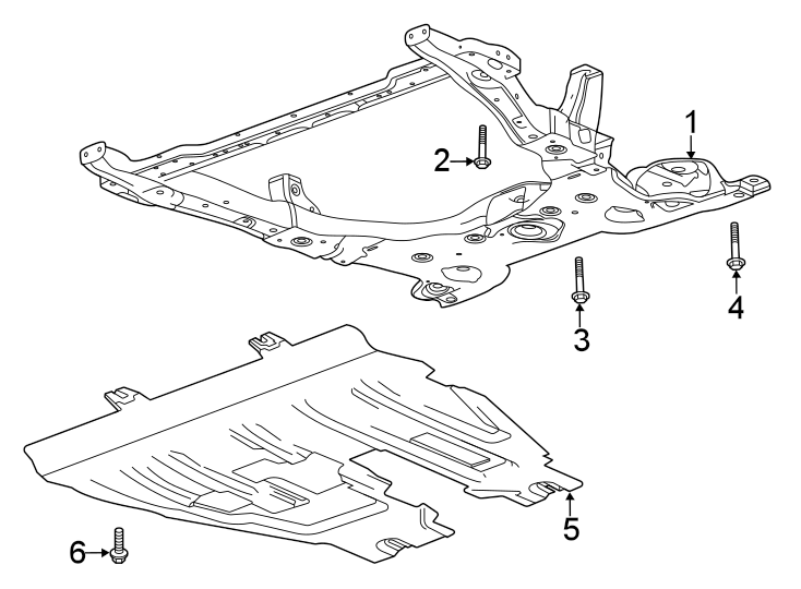 Diagram Front suspension. Suspension mounting. for your 2014 Chevrolet Camaro 3.6L V6 A/T LT Convertible 