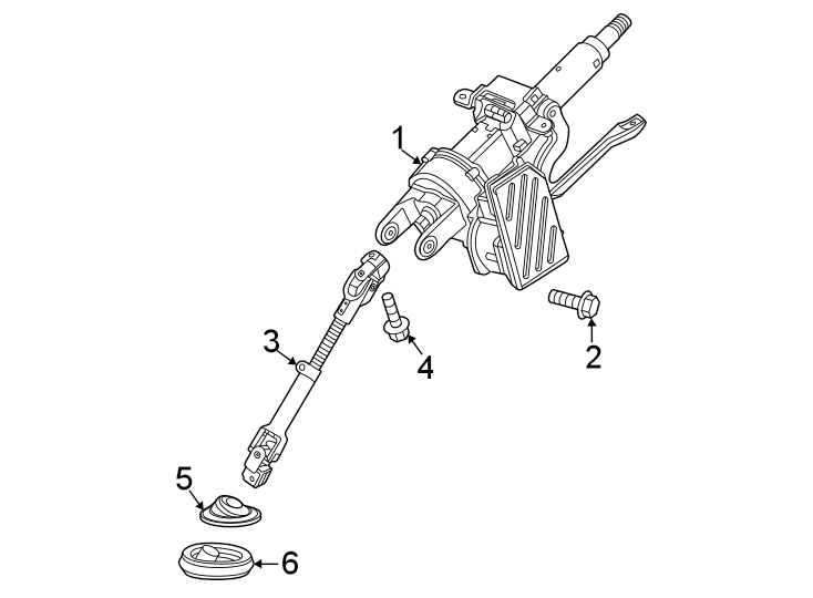 6Steering column assembly.https://images.simplepart.com/images/parts/motor/fullsize/GN21452.png