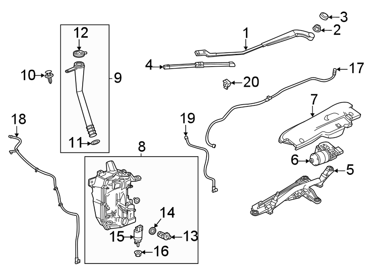 4Windshield. Wiper & washer components.https://images.simplepart.com/images/parts/motor/fullsize/GN21468.png