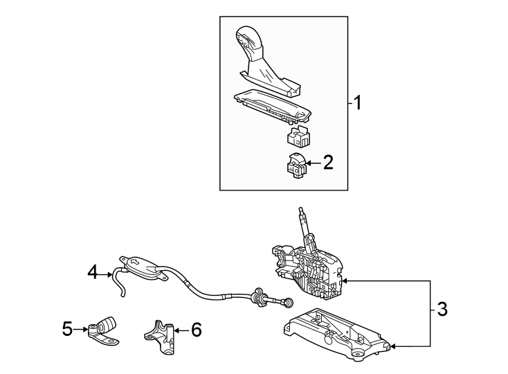 2Console. Transmission shift lever.https://images.simplepart.com/images/parts/motor/fullsize/GN21510.png