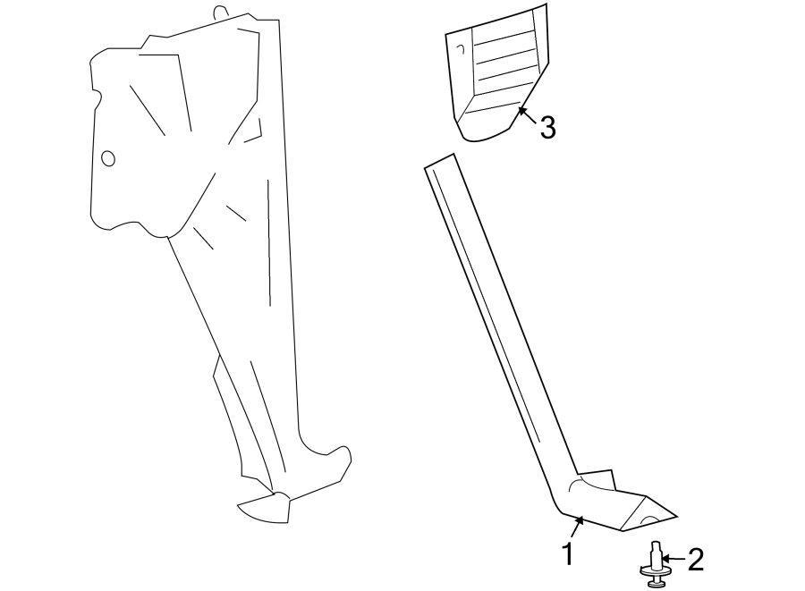 FENDER. EXTERIOR TRIM. Diagram