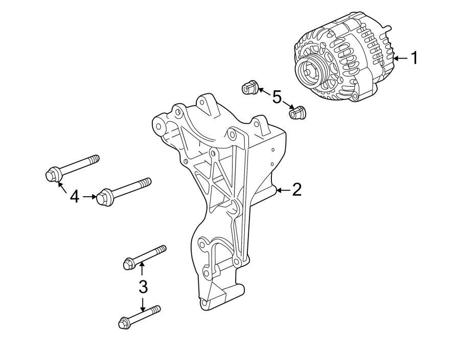 Diagram ALTERNATOR. for your 1992 Chevrolet Blazer   