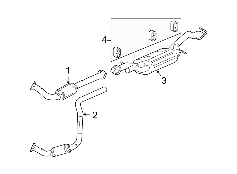 1EXHAUST SYSTEM. EXHAUST COMPONENTS.https://images.simplepart.com/images/parts/motor/fullsize/GP03261.png