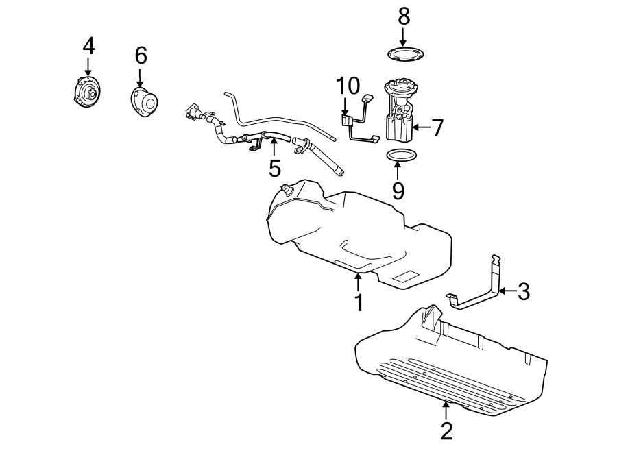 FUEL SYSTEM COMPONENTS. Diagram